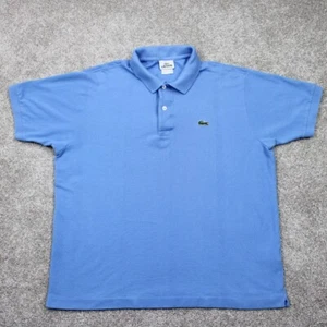 Lacoste Polo Shirt Mens 6 / XL Blue Short Sleeve 100% Cotton Pullover - Picture 1 of 13