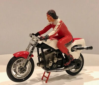 MATCHBOX SUPERKINGS K81-1 SUZUKI RGA 500 "Barry Sheene" 1980 USATO BUONO STATO - Immagine 1 di 3