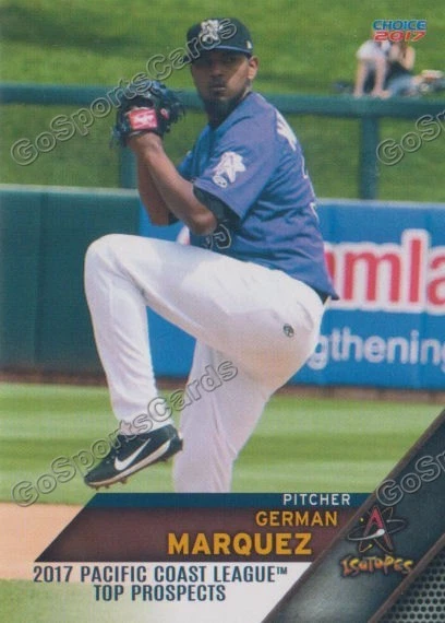 2017 Pacific Coast League Top Prospect PCL 德国 Marquez RC 新秀落基山脉 VZ — 第 1/1 张图片