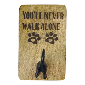 You'll never walk alone Wandhaken für Hundeleinen - Bild 1 von 6