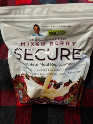 Andrew Lessman Secure Complete Meal Replacement Mixed Berry 100 Servings - Image 1 of 3