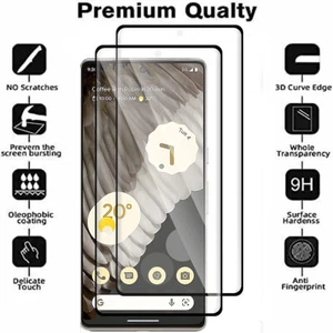 Protector Pantalla Cristal Templado 9H Dureza HD Transparente Para Google Pixel 7 8 9 Pro - Imagen 1 de 14