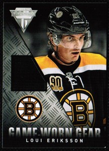 2013-14 Panini Titanium Game Worn Gear Loui Eriksson Boston Bruins #GG-LE