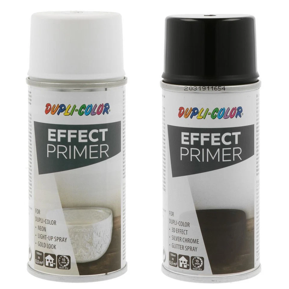 (46,33€/L) DUPLI-COLOR Effekt Primer 150 ml weiß schwarz Grundierung - Bild 1 von 1