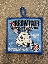 Boy Scouts 2015 Kon Wapos Arrow Tour Patch OA Order of the Arrow Tough Patch!