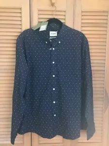 CAMICIA DA UOMO NUOVA ABBOTTONATA - goodfellow SCELTA di 7 COLORI in VESTIBILITÀ STANDARD - Foto 1 di 22