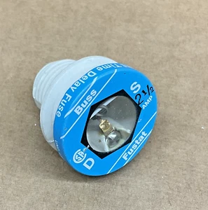 Eaton Bussmann S-2-1/2 Fustat Dual Element Time Delay Plug Fuse - Picture 1 of 3