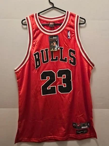 Nike Authentic Michael Jordan Chicago Bulls 23 Jersey Red XL Sz 52 Flight 8403 - Picture 1 of 7