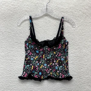 Y2K Vintage Victoria's Secret Camisole Top Corset Bustier Floral Fairy Coquette - Picture 1 of 8
