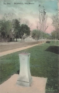 LP07 Roswell New Mexico Sonnenuhr Albertype Postkarte - Bild 1 von 2