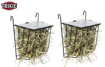 2X TRIXIE HAY MANGER WITH LID HAY FEEDER FOR SMALL ANIMALS RABBITS GUINEA PIGS - Image 1 of 4