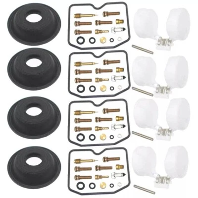 4X FOR KAWASAKI ZL1000 A1 1987 Eliminator Carburetor Repair Kit Diaphragm Float - Bild 1 von 3