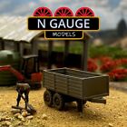 N Scale Gauge 1970'S Tractor & Trailer 1:148 (Country Farm Scene Ford 1:160)