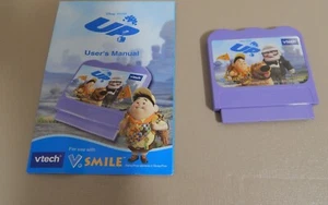 VTech V.Smile Disney Pixar UP  Game Cartridge & User's Manual Teste Works - Picture 1 of 5