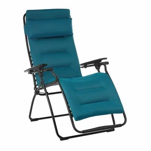 Lafuma Relax RSX Clip Air Comfort Coral Blue Tube Noir 2038 6893 Camping Stuhl - Bild 1 von 1