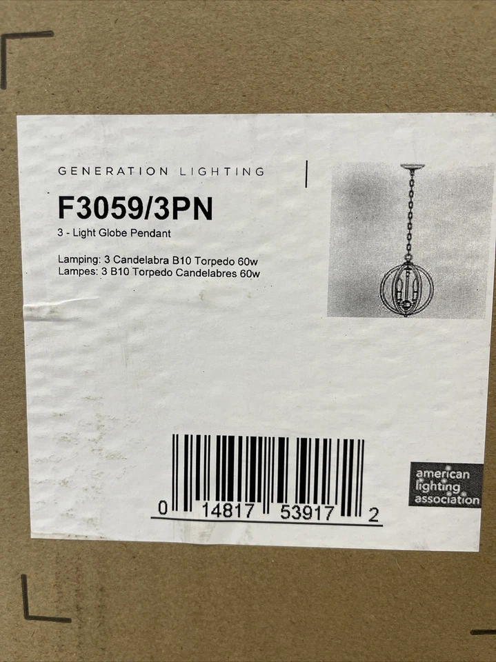 Colgante Feiss - F3059-3PN Foto 1 de 2