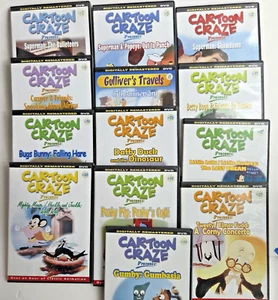 Lot Cartoon Craze 13 DVD's Superman Popeye Bugs Bunny Tweety GUMBY +More - Picture 1 of 6
