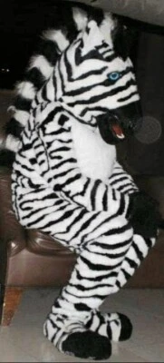 Disfraz/traje de piel de cebra (¡hecho en Estados Unidos!) Foto 1 de 4