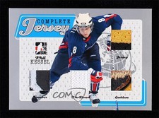 2006 ITG Heroes and Prospects Complete Jerseys Silver /10 Phil Kessel Rookie RC