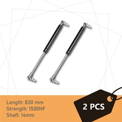 Gas Struts 830mm-1500N x2(14mm Shaft) Caravans,Trailers, Canopy, Toolboxes strut - image 1 of 4