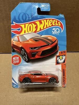 New NOS Hot Wheels Muscle Mania '18 Camaro SS 8/10 50/365 - Image 1 of 3