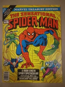 1977 MARVEL TREASURY EDITION #14 SENSATIONAL SPIDER-MAN MORBIUS read condition - Picture 1 of 8