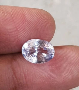 4.54 Ct Flawless Ceylon Cornflower Light Blue Sapphire Lab Grown Oval Cut Gems - Picture 1 of 10