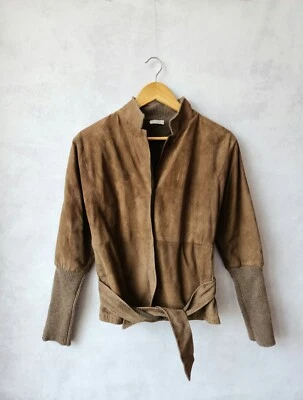 Brunello Cucinelli womens leather blazer jacket size 40 - Image 1 of 4