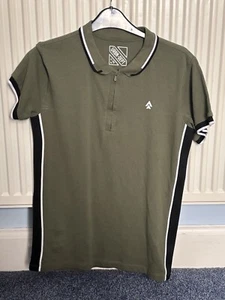 matalan kids green quarter zip polo top - Picture 1 of 3