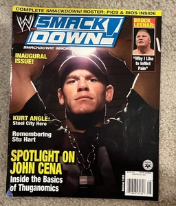 WWE Smackdown Magazine Inaugural Issue Holiday 2003 John Cena - Picture 1 of 1
