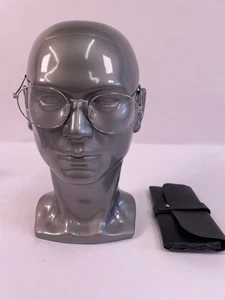 Warby Parker Simon M 2155 Eyeglasses Optical Frame 50-19-145 Antique Silver - Picture 1 of 10