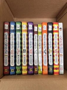 Diary Of A Wimpy Kid 1-5, 7-8 Paperback, 9-11 & Movie Diary Mixed Book Lot - Picture 1 of 1