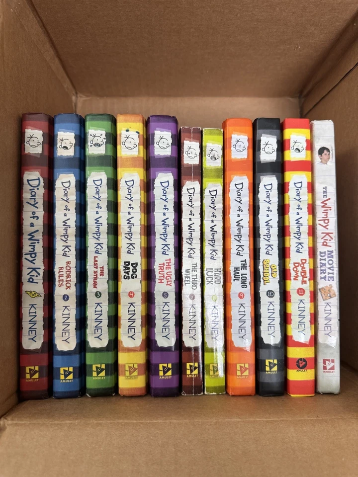 Diary Of A Wimpy Kid 1-5, 7-8 Paperback, 9-11 & Movie Diary Mixed Book Lot - Image 1 of 1