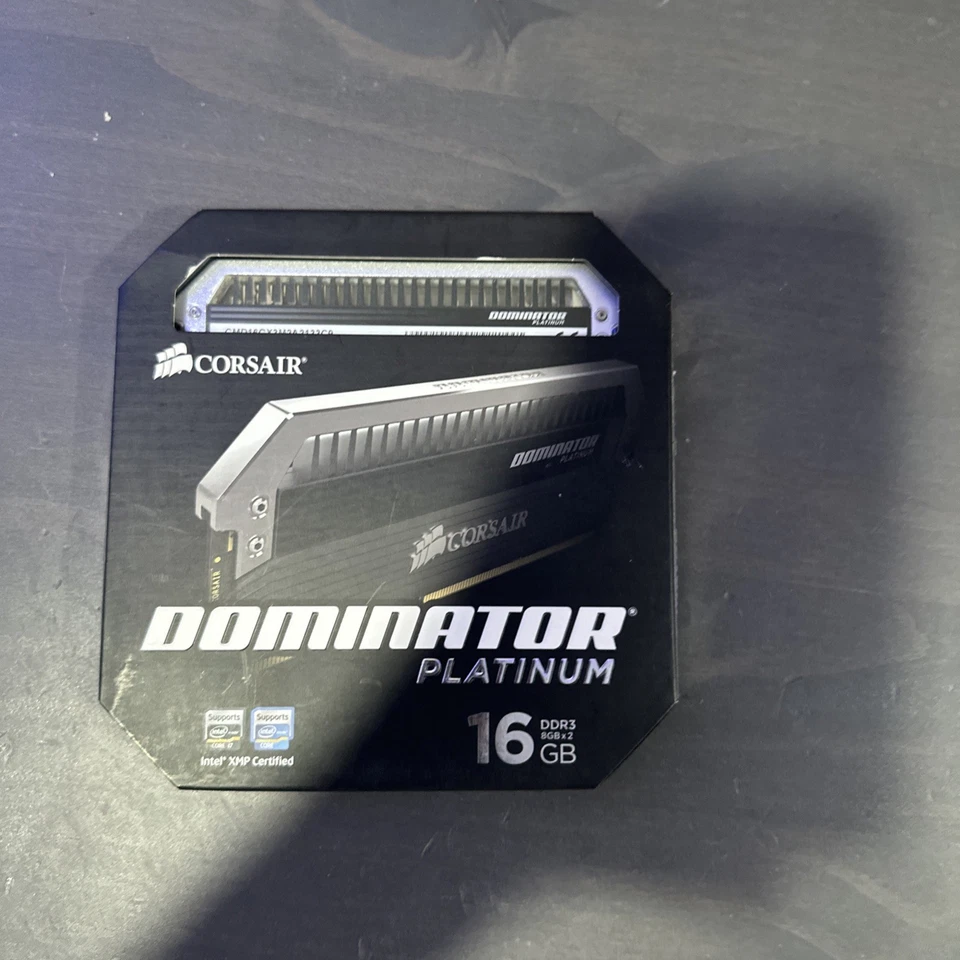 Corsair DOMINATOR PLATINUM 16GB (2x8GB) DDR3 DRAM 2400MHz Desktop Memory  - Image 1 of 3