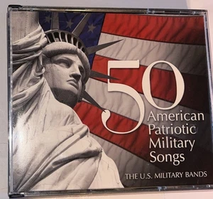 Various 50 American Patriotic Military Songs (CD) - Imagen 1 de 4