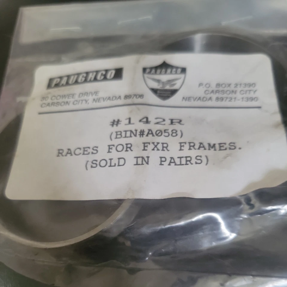 Corridas Paughco para quadros FXR.  #142R - Imagem 1 de 2