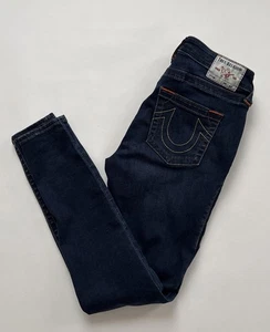 True Religion Jennie Curvy Mid Rise Skinny Jeans Womans Size 29 30x28 - Picture 1 of 11