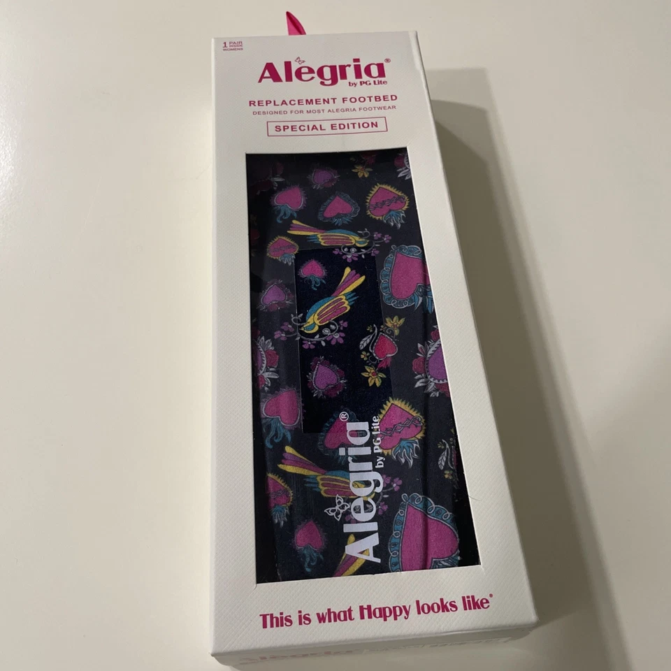Alegria Replacement Footbed By PG Lite Special Edition Sugar Skulls Medium 42