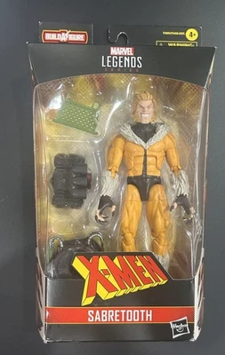 SABRETOOTH Marvel Legends X-Men 6" Action Figure Bonebreaker BAF Hasbro 2022 NIB - Image 1 of 2