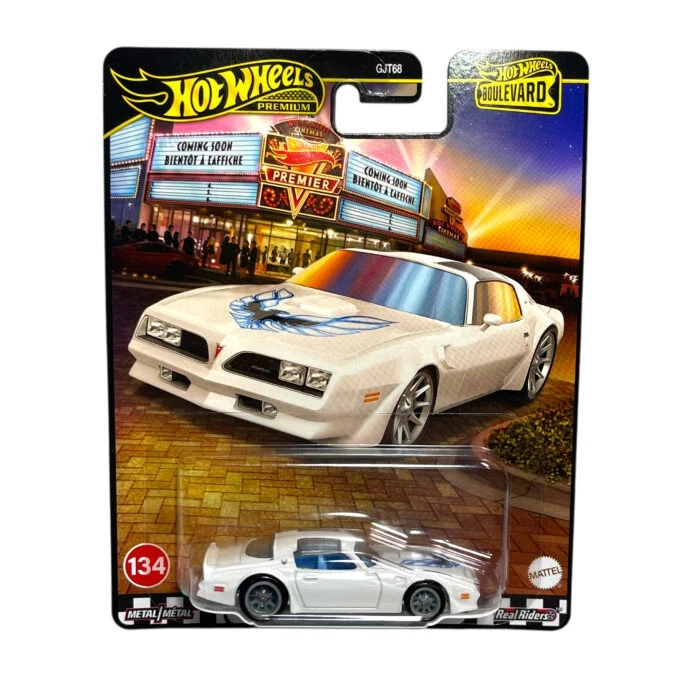 Modellino Auto Hotwheels 1/64 Pontiac Firebird TA 1977 White - Immagine 1 di 1