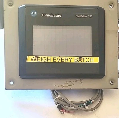 Allen Bradley 2711-T5A16L1 Ser B FRN 4.48 PanelView 550 - Usado-30 días con contenedor 60 Foto 1 de 4