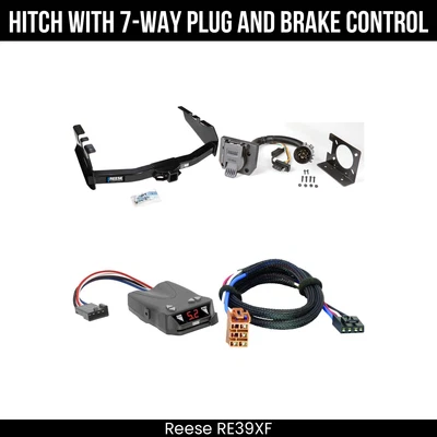 Hitch Tow PKG+ Brake Control For 99-06 Silverado Sierra 1500 HD 2500LD Classic - Image 1 of 4