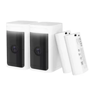 Wyze WYZECOP_RB2PK Battery Cam Pro 2-Pack, 2k HD Color Night Vision & Spotlight