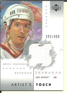 2002-03 UD Artistic Impressions Artist's Touch Jerseys #ATBS Brendan Shanahan - Picture 1 of 1