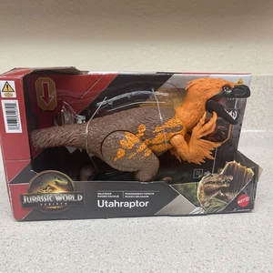 Jurassic World Rebirth Wild Roar UTAHRAPTOR BRAND NEW IN-HAND by Mattel - Picture 1 of 2