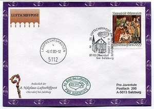 2000 Luftschiffpost n. 26 Pro Juventute Dirigibile OE-ZHY Lamprechtschausen - Picture 1 of 1