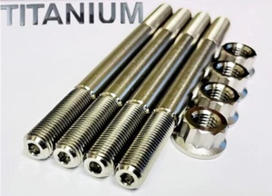 Ranger 570 Crew SP XP Titanium Cylinder Head Studs Strongest Ti Stud Bolt Kit - Picture 1 of 1