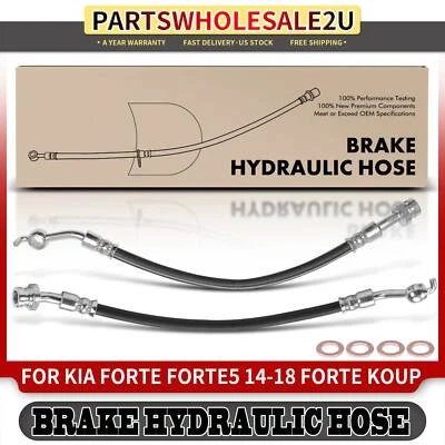 2x Manguera hidráulica de freno trasero para Kia Forte Forte5 2014-2018 Forte Koup 2014-2016 Foto 1 de 4
