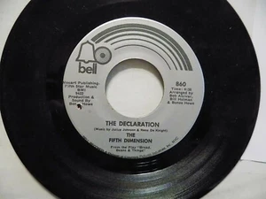THE FIFTH DIMENSION The Declaration/MEDLEY A CHANGE IS GONNA COME Bell45 - Foto 1 di 2