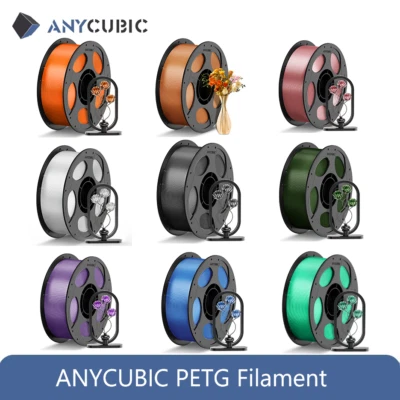 ANYCUBIC PETG Filament 1.75mm FDM 3D Printer Filament Exceptional Toughness - Image 1 of 4